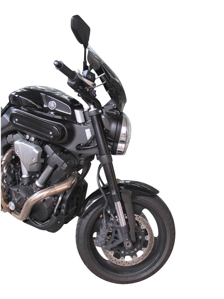 Uniwersalna szyba do motocykli bez owiewek MRA, forma VFSC, bezbarwna