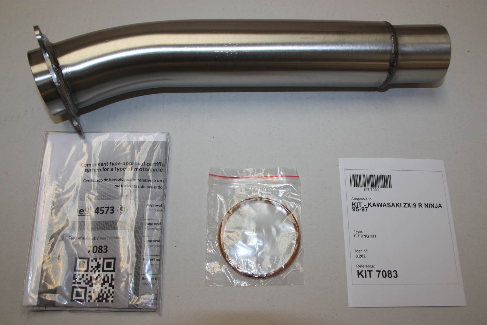 Tłumik IXIL KAWASAKI ZX-9 R NINJA 94-97 (ZX900B) typ SOVE (waga: 3000g, długość: 423 mm., materiał: Inox AISI304, kolor: Black p