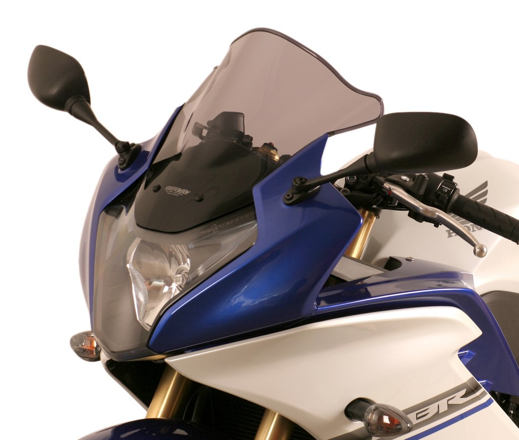 Szyba motocyklowa MRA HONDA CBR 600 F PC 41 2011-, forma R, bezbarwna