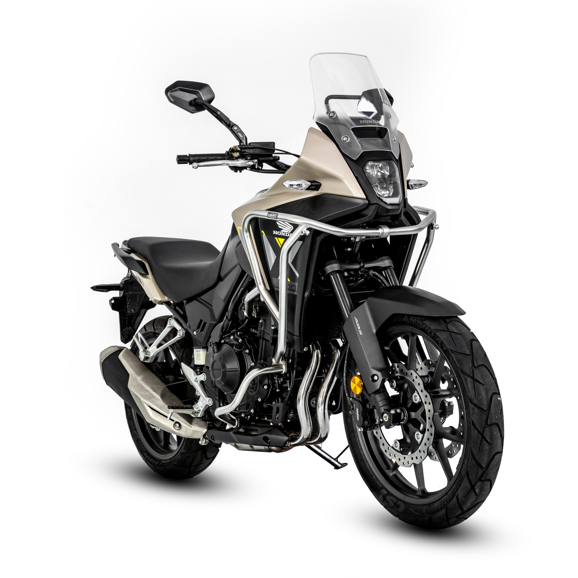 LOBOO Gmole do HONDA NX400 (2024-) HONDA NX500 (2024-) srebrne