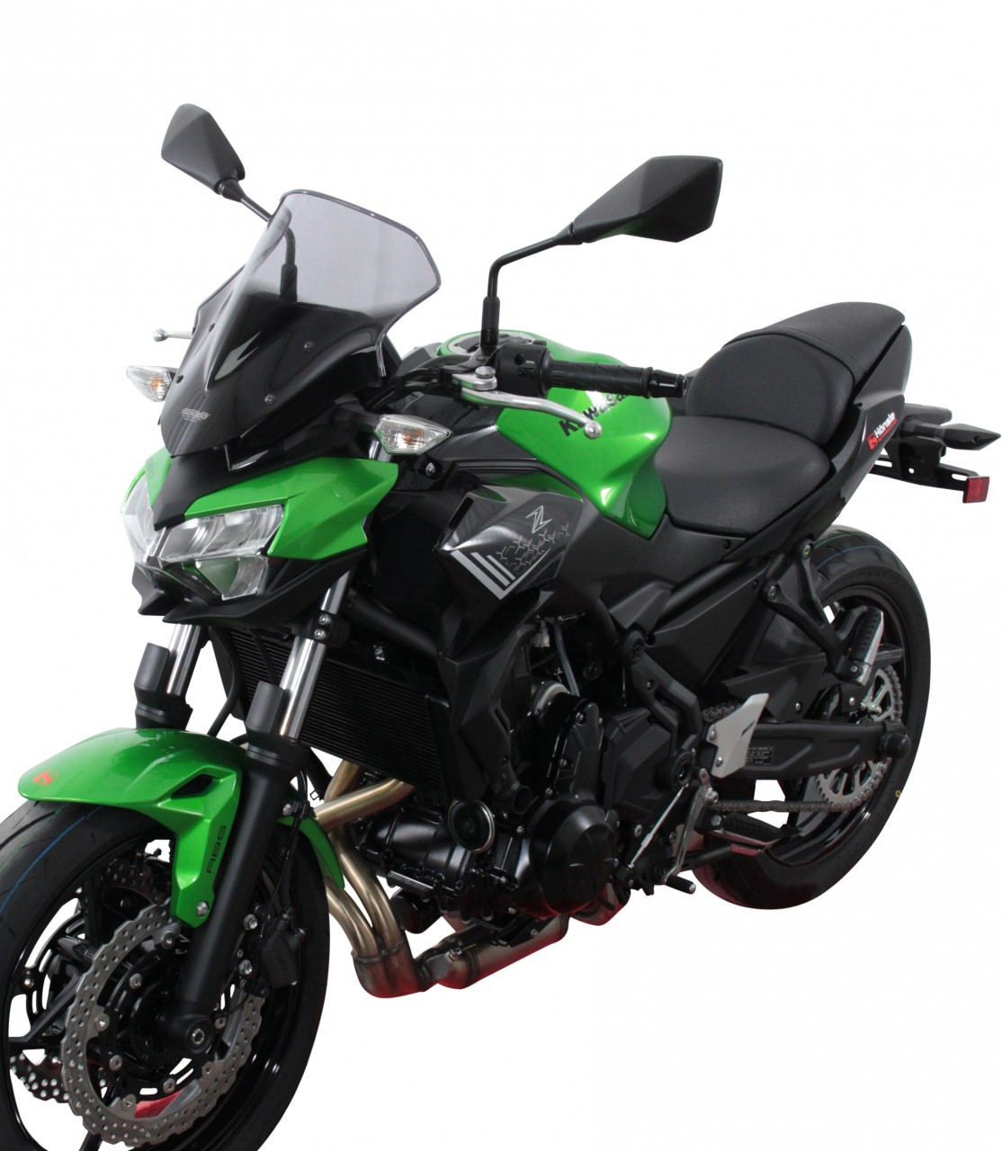 Szyba motocyklowa MRA KAWASAKI Z 650 2020-, forma NRN, przyciemniana
