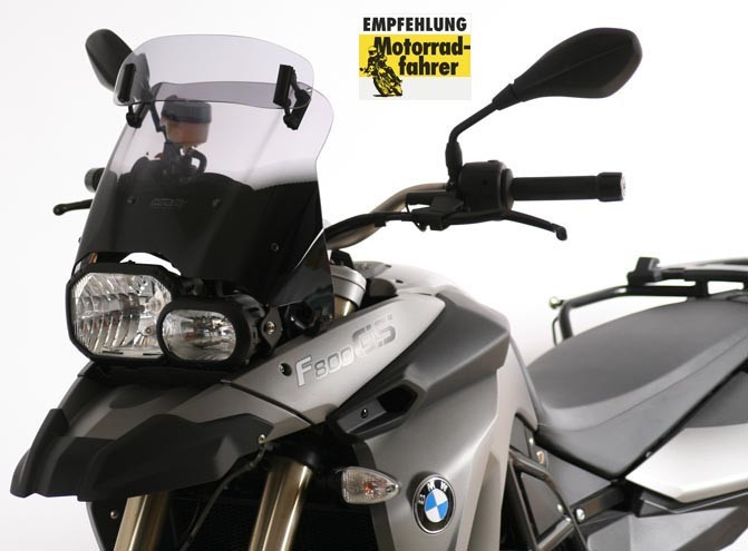 Szyba motocyklowa MRA BMW F 800 GS E8GS, 4G80, 4G80R 2008-2017, forma VTN, bezbarwna