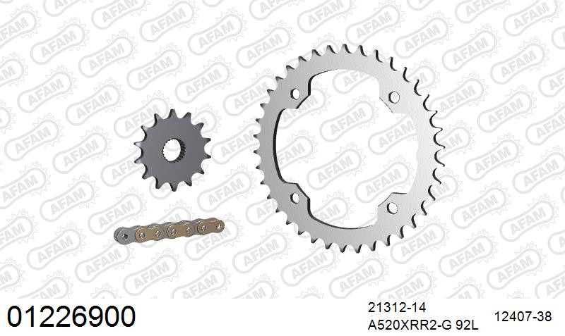 Zestaw napędowy AFAM do YAMAHA YFM 250 R Raptor X,Y,Z,A,B,D