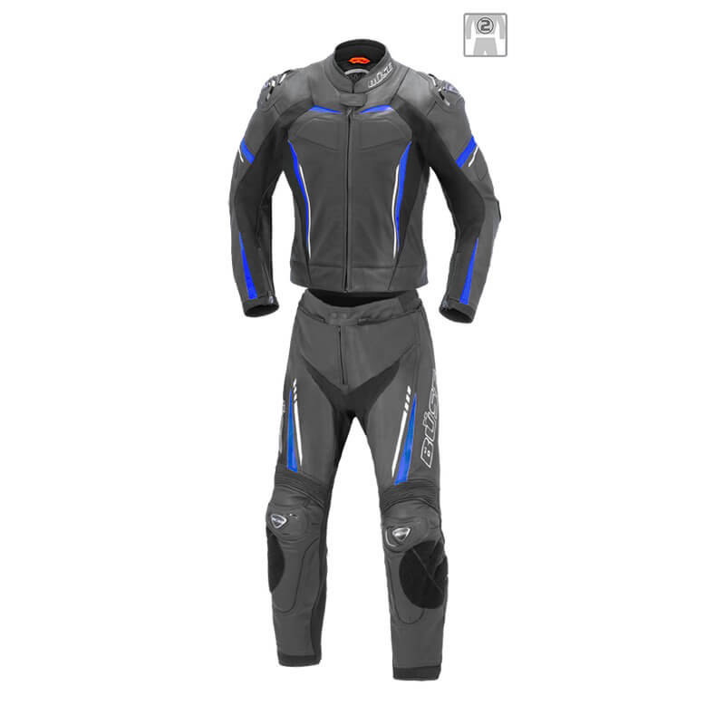 Kombinezon motocyklowy damski BUSE Imola czarno-niebieski 102501