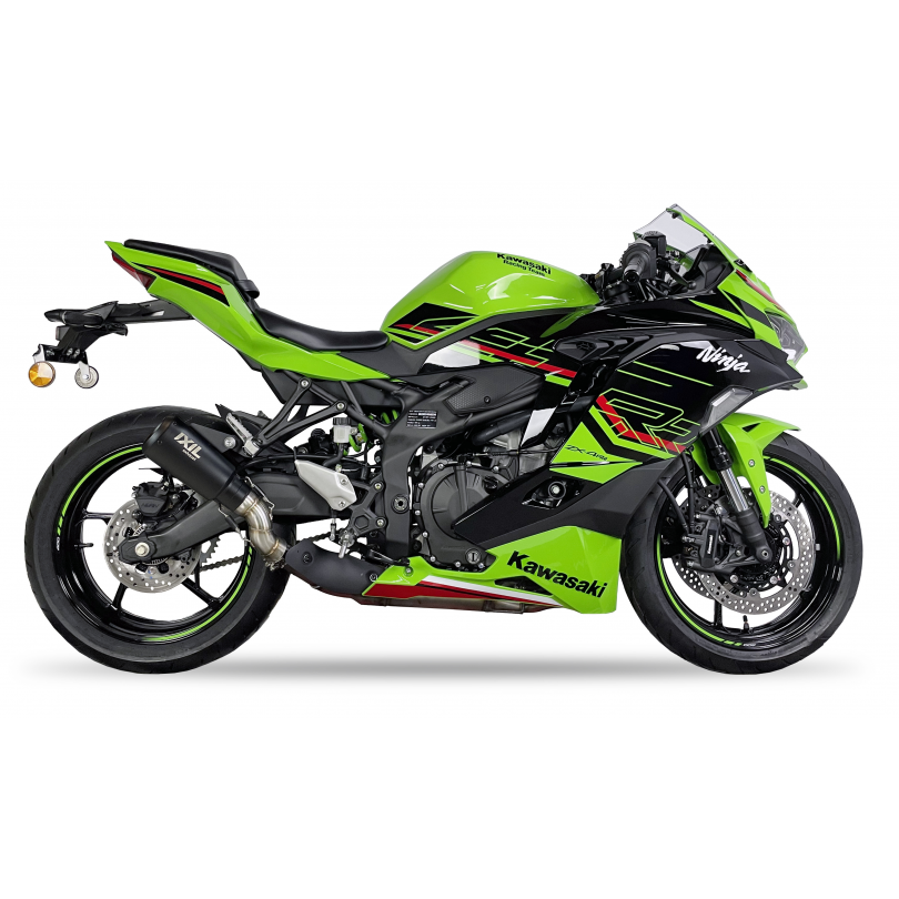 Tłumik IXIL KAWASAKI NINJA ZX-4 R / RR 2023 (ZX400P) typ RB (waga: 900g, długość: 230 mm., materiał: Inox AISI304, kolor: Black