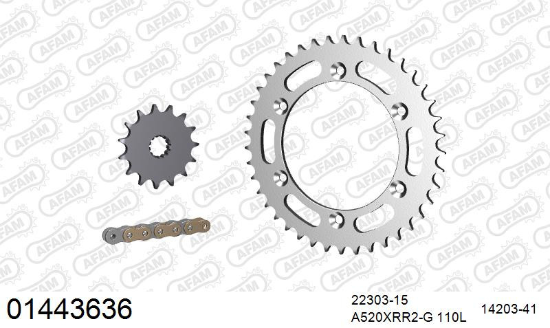 Zestaw napędowy AFAM do SUZUKI DR-Z 400 SM K5,K6,K7,K8,K9