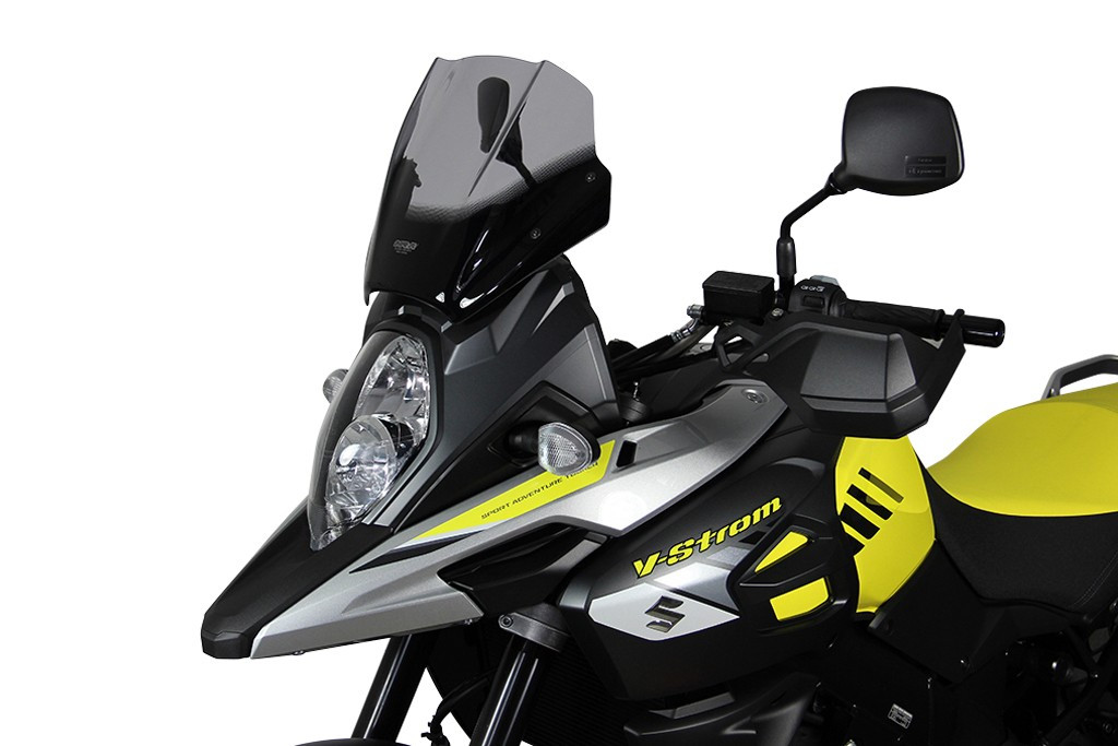 Szyba motocyklowa MRA SUZUKI DL 1000 V-STROM WDD0 2017-, forma T, czarna