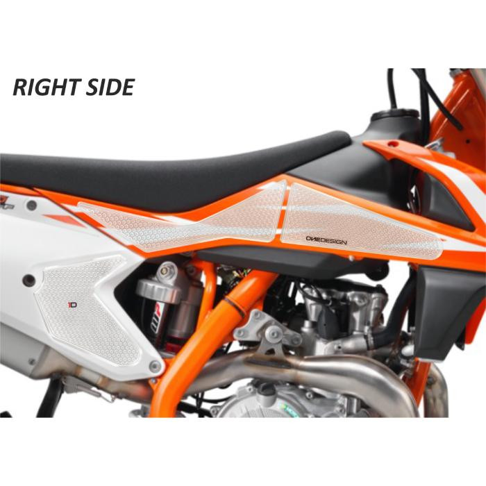 ONEDESIGN Grip Boczny HDR 125SX 16-18 / 125XC-W 17-18 transparentny