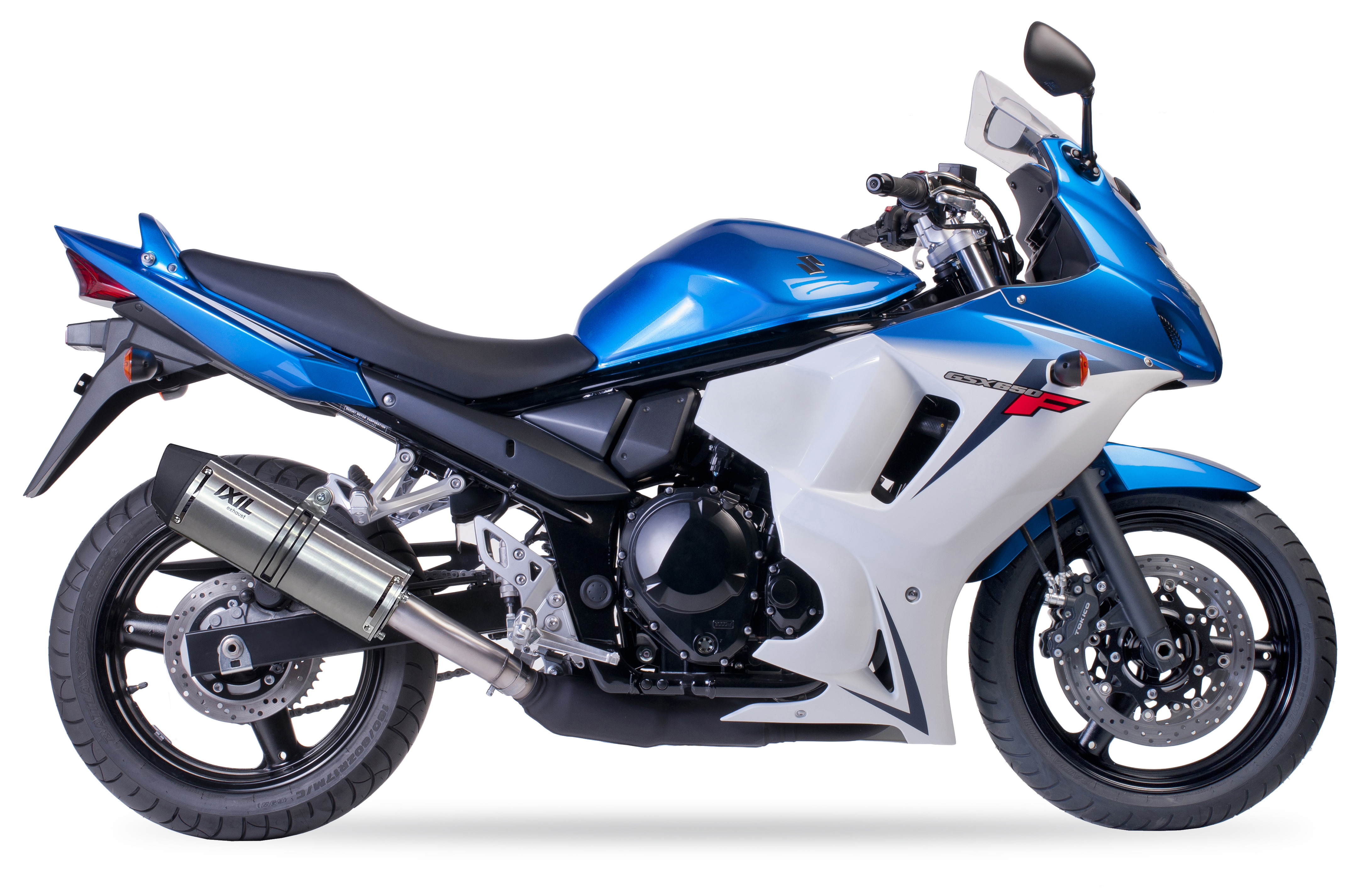 Tłumik IXIL SUZUKI GSX 650 F 08-15 (WVCJ) typ SOVE (waga: 3000g, długość: 423 mm., materiał: Inox AISI304, kolor: Black painted)