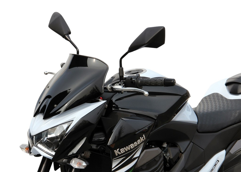 Szyba motocyklowa MRA KAWASAKI Z 800 ZR 800 A -, forma S, bezbarwna