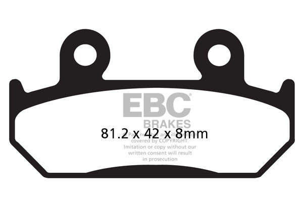 EBC Brakes Klocki hamulcowe EBC FA121 (kpl. na 1 tarcze)
