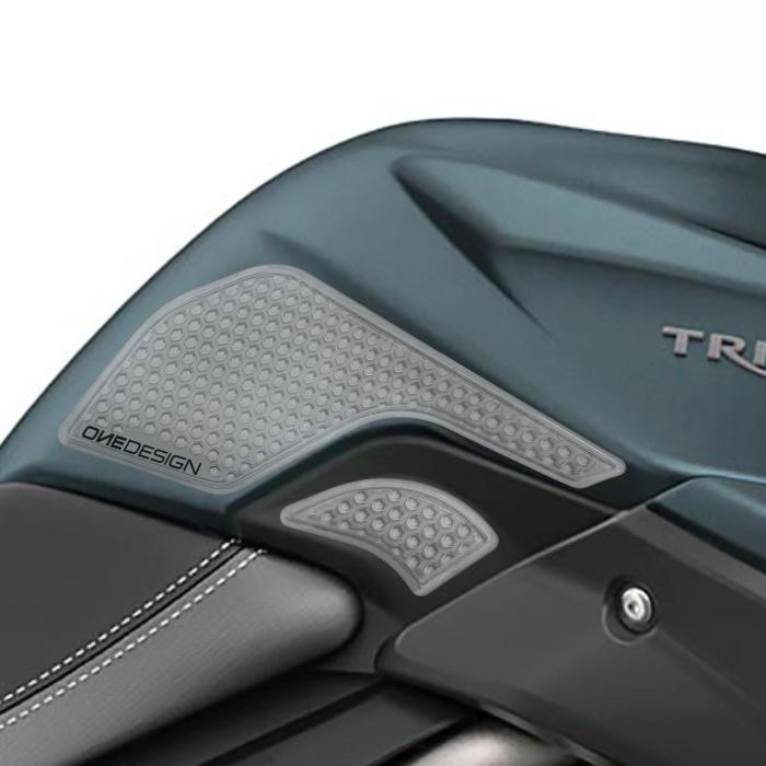 ONEDESIGN Grip Boczny HDR TIGER 800: XR / XRX / XRT / XCX / XCA / XC 15-20 TRIUMPH transparentny
