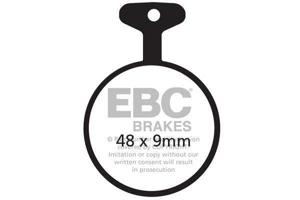 Klocki hamulcowe EBC FA011 (kpl. na 1 tarcze)