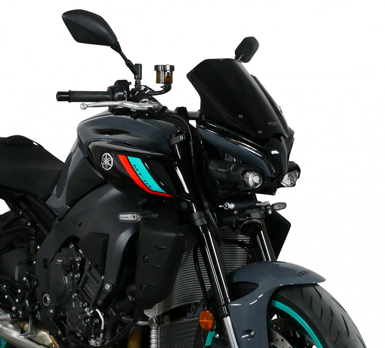 Szyba motocyklowa MRA YAMAHA MT-10 2022-, forma NRM, czarna