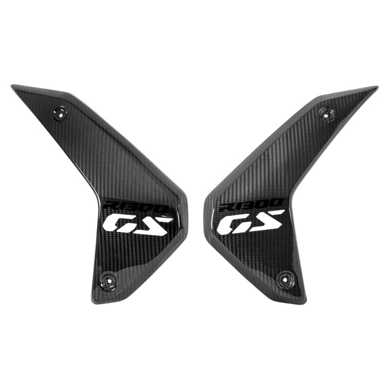 LOBOO Panel chłodnicy z włókna węglowego (czarny połysk) do BMW R1300GS (2023-)