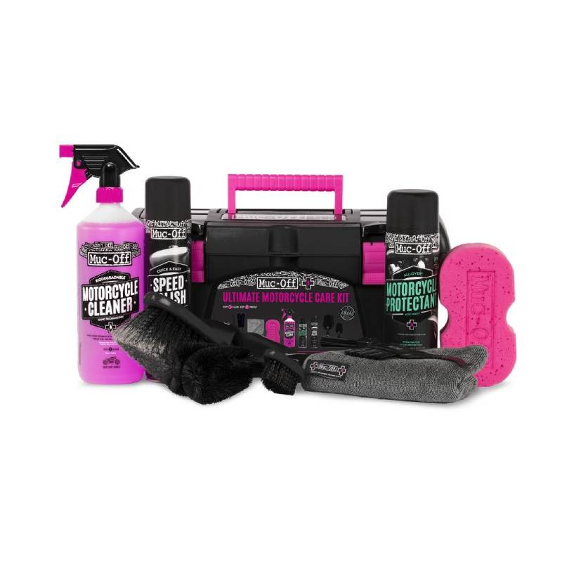 Zestaw kosmetyków do mycia MUC-OFF czyszczenia motocykla, roweru, samochodu 9w1 "Ultimate motorcycle care kit"
