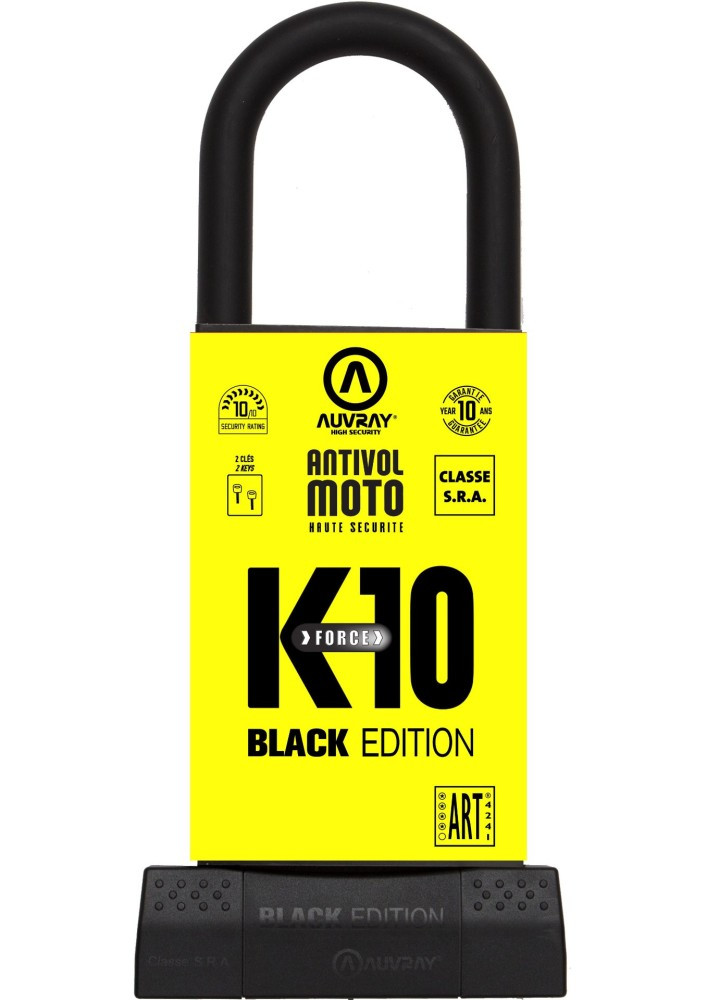 AUVRAY zapięcie U-LOCK BLACK EDITION - 85X310 (klasa S.R.A.)