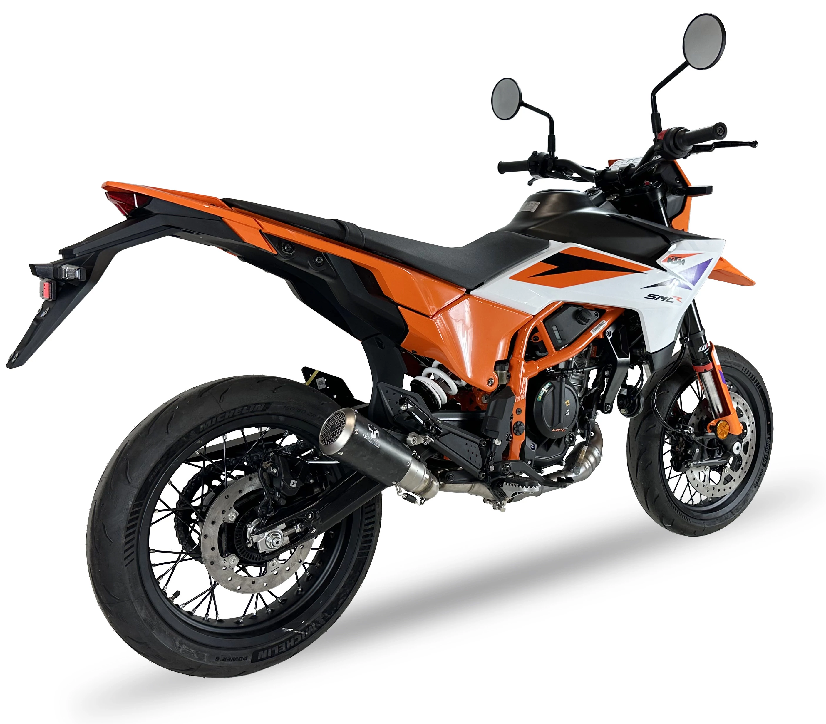 IXRACE Tłumik KTM 125 ENDURO R / SMC R 25-26 (KTM IS ENDSM) typ MK2C MK2 CARBON FORGED (Homologacja)