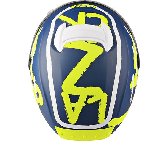 Kask Motocyklowy LAZER RAFALE Street (kol. Niebieski Navy - Żółty Fluo - Biały - Matowy)