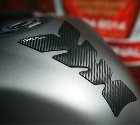 ONEDESIGN Tankpad Moon "Soft touch" carbon czarny