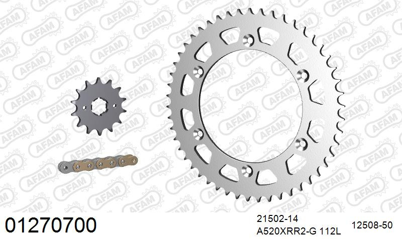 Zestaw napędowy AFAM do YAMAHA TT 600 L, TT 600 N, TT 600 W