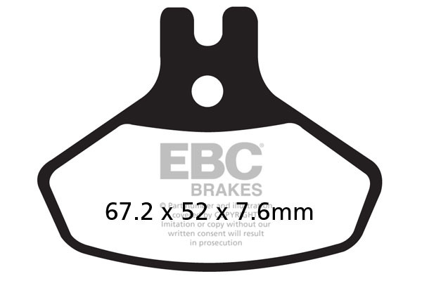 EBC Brakes Klocki hamulcowe EBC FA468R (kpl. na 1 tarcze)