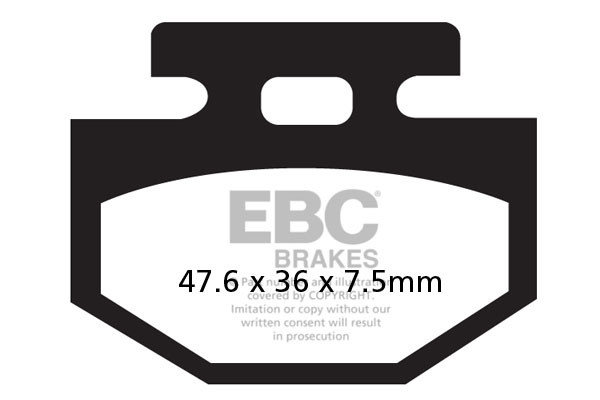 EBC Brakes Klocki hamulcowe EBC SFA176 skuterowe (kpl. na 1 tarcze)