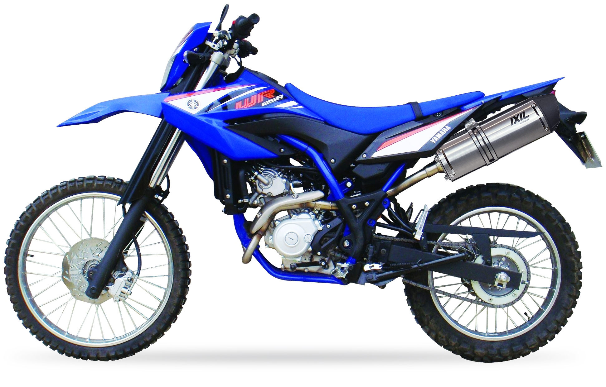Tłumik IXIL YAMAHA WR 125 R - X 09-16 (DE07) typ SOVE (waga: 3000g, długość: 423 mm., materiał: Inox AISI304, kolor: Black paint
