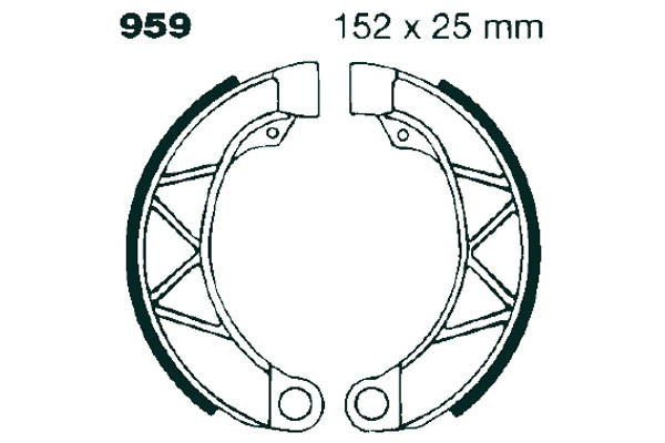 Szczęki hamulcowe EBC 959 (1 kpl.)