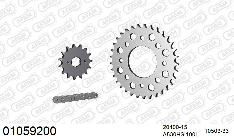 Zestaw napędowy AFAM do HONDA CB 500 T