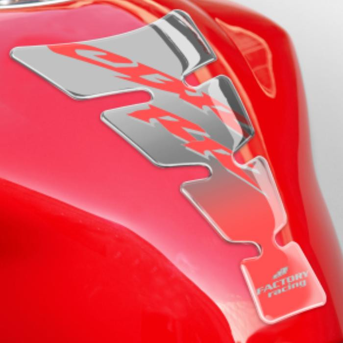 ONEDESIGN Tankpad Spirit shape logo CBR srebrny/transparentny