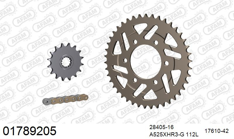 Zestaw napędowy AFAM do KAWASAKI Z 1000 A1,A2,A3,A6F