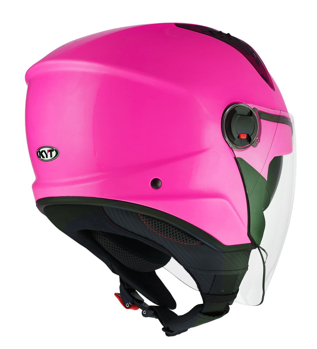 Kask Motocyklowy KYT D-CITY połysk fuxia fluo ECE/ONU 22-06