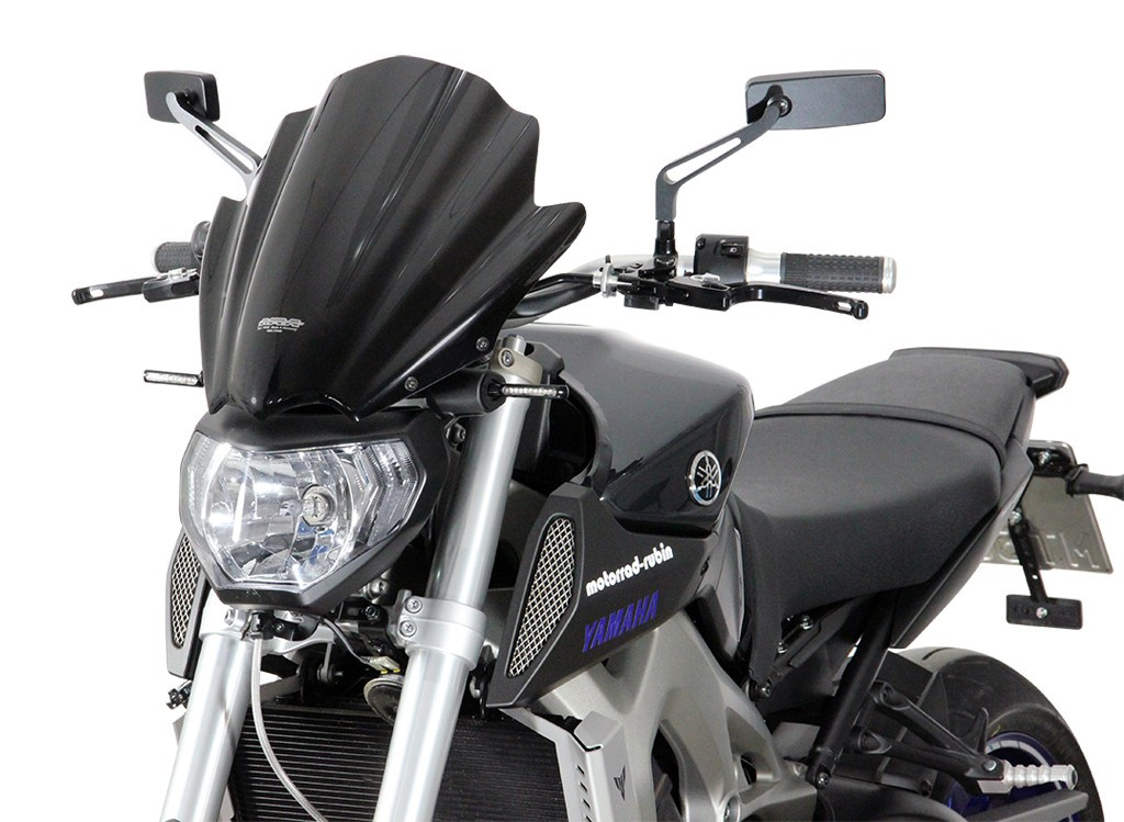 Szyba motocyklowa MRA YAMAHA MT-09 2014-2016, forma NRN, bezbarwna