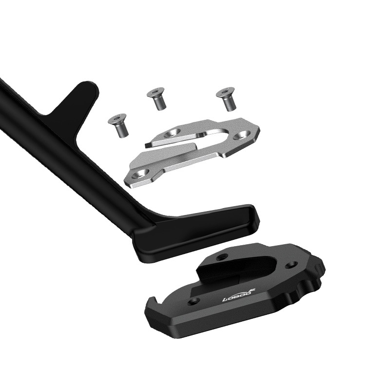 LOBOO Nakładka na stopkę boczną, aluminiowa do HONDA GL1800
