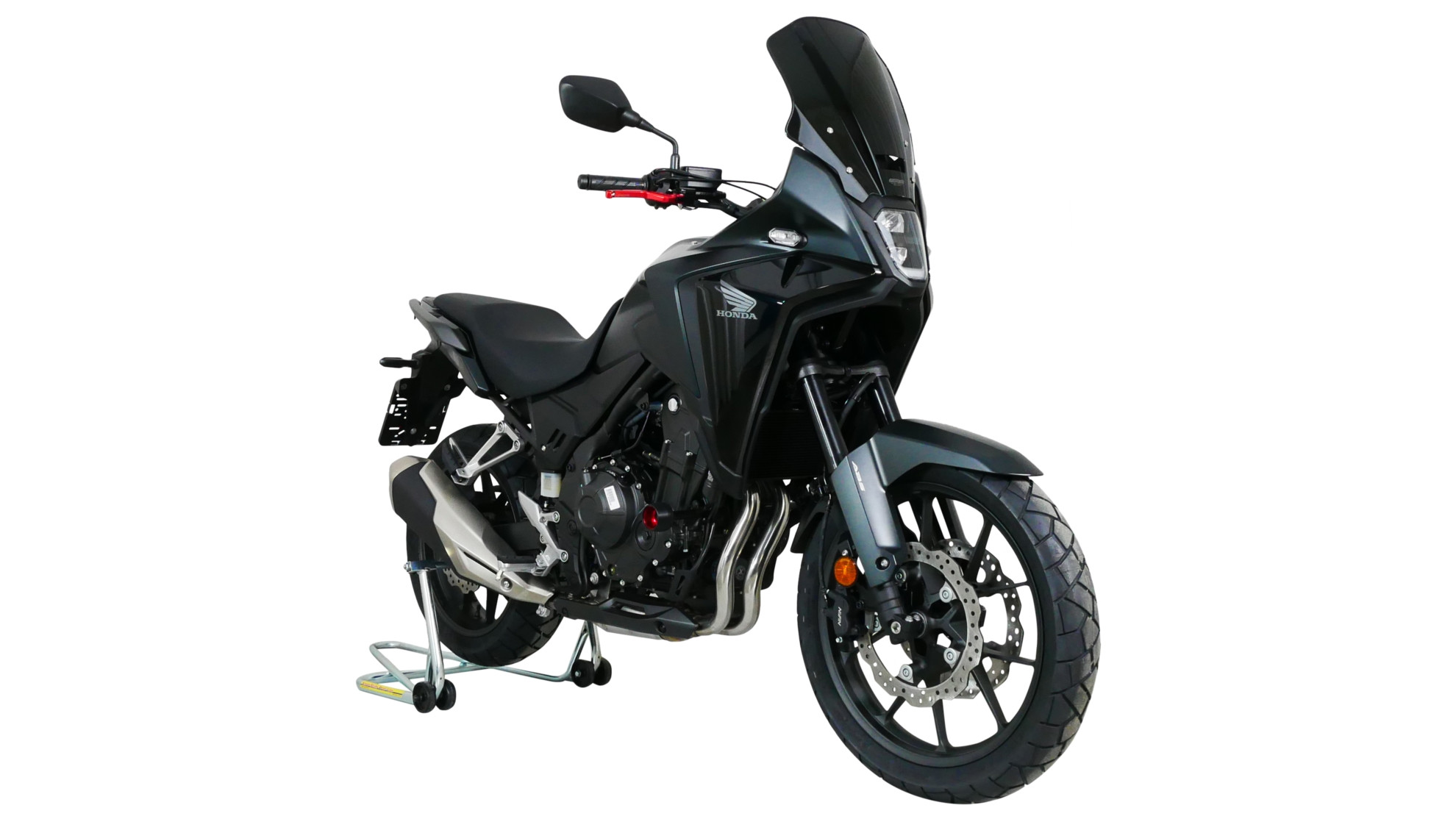 Szyba motocyklowa MRA HONDA NX 500 2024-, forma T, czarna
