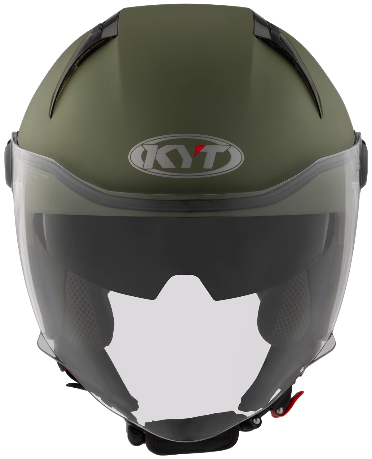 Kask motocyklowy KYT D-CITY CIEMNY ZIEOLNY MATT E06