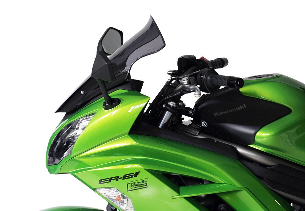 Szyba motocyklowa MRA KAWASAKI ER 6 F EX650E 2012-, forma T, bezbarwna