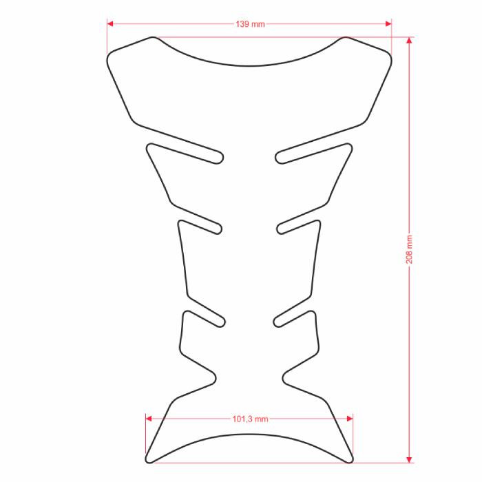 ONEDESIGN Tankpad transparentny HP