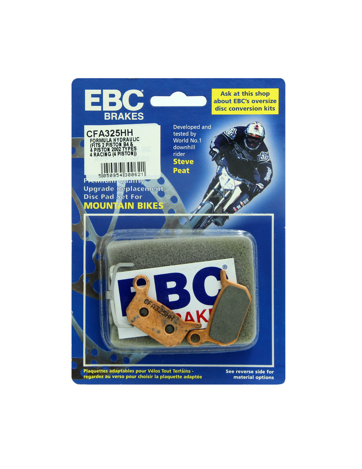 CFA325HH - Klocki hamulcowe rowerowe (spiekane) EBC Brakes