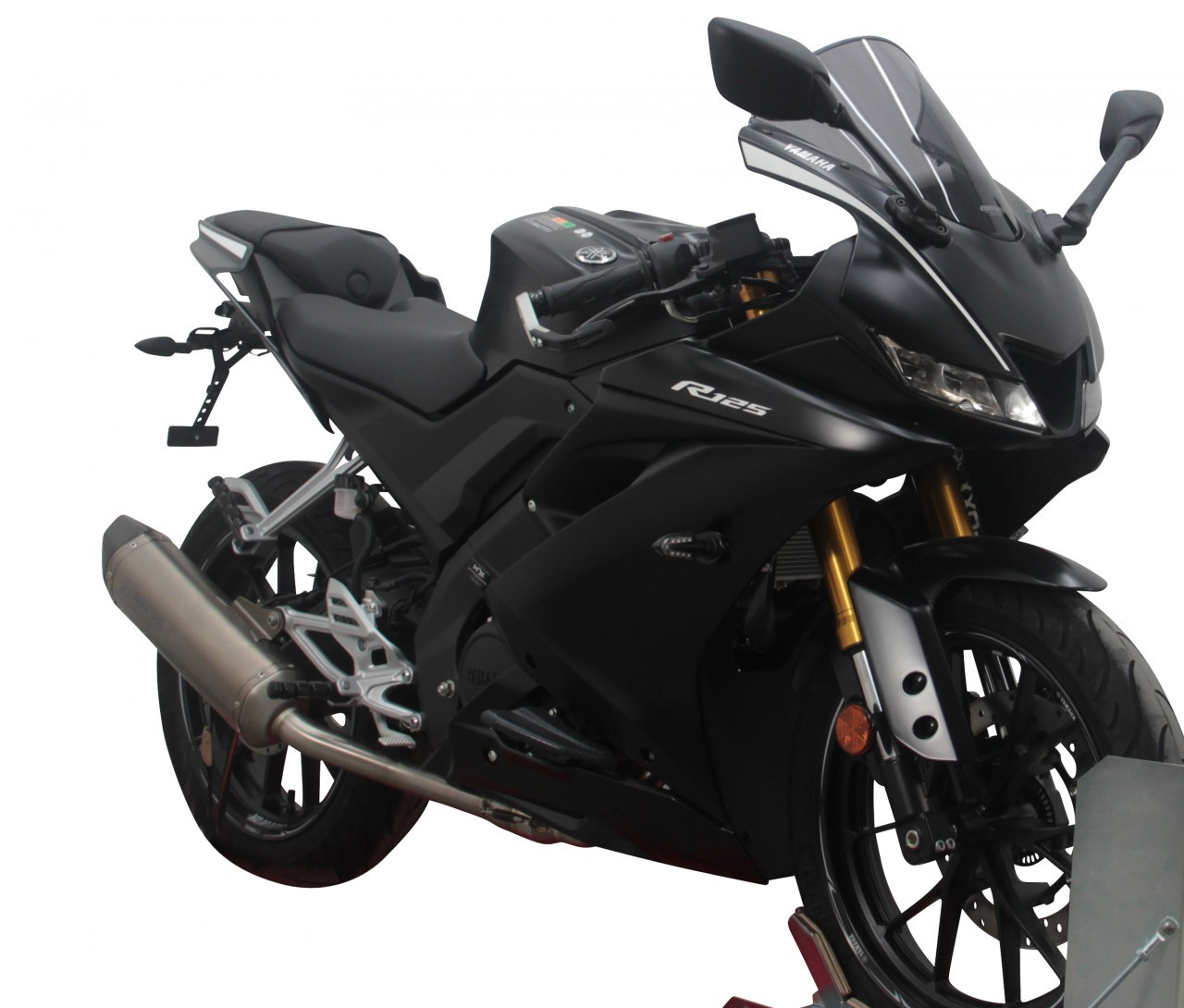 Szyba motocyklowa MRA YAMAHA YZF R125 2019-2022, forma R, przyciemniana