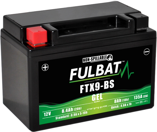 Akumulator FULBAT FUL GEL - FTX9-BS / YTX9-BS (Żelowy, bezobsługowy)
