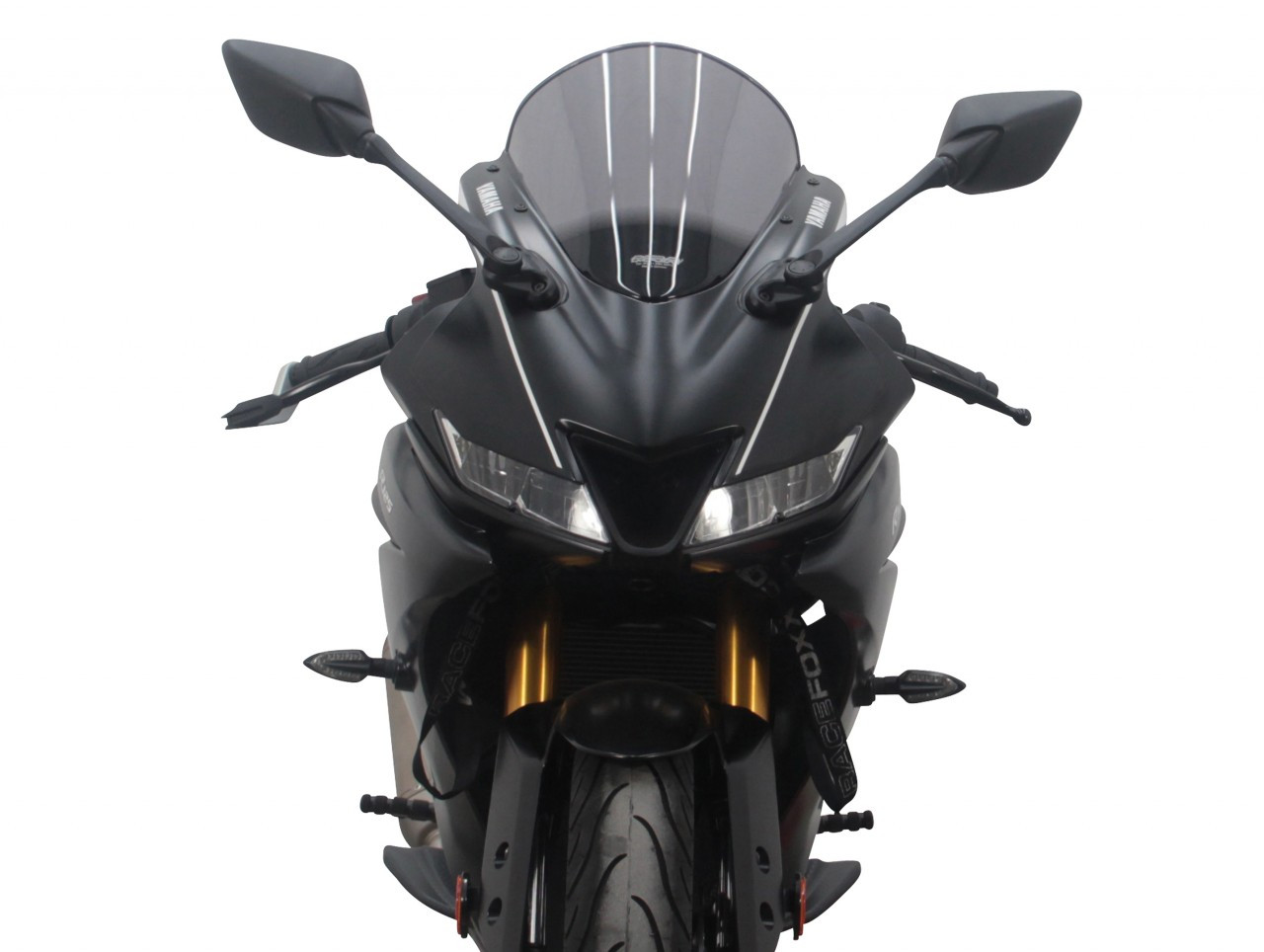 Szyba motocyklowa MRA YAMAHA YZF R125 2019-2022, forma R, przyciemniana