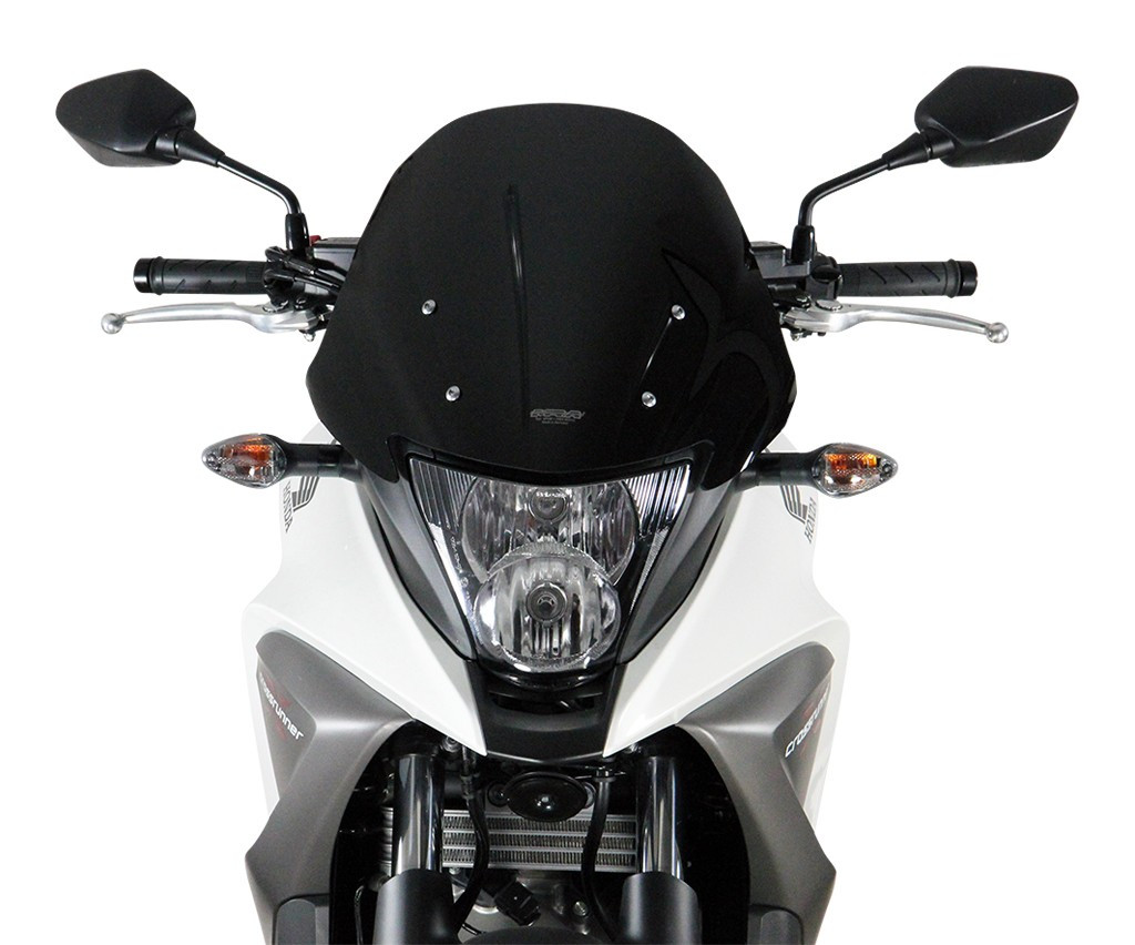 Szyba motocyklowa MRA HONDA VFR 800 X (CROSSRUNNER) RC 60 2011-2014, forma TM, czarna