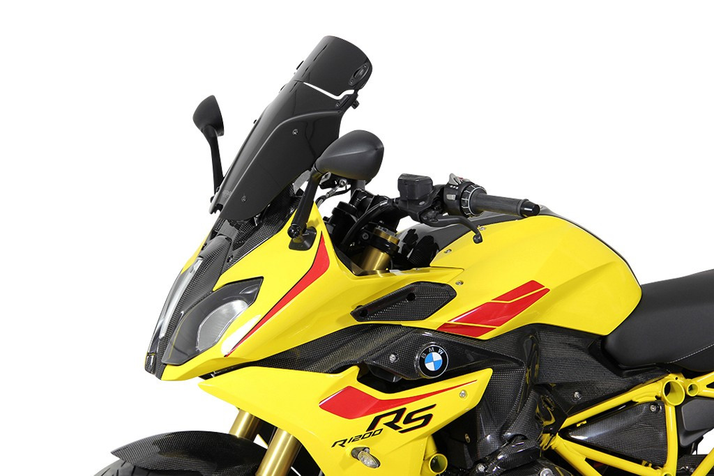 Szyba motocyklowa MRA BMW R 1200 RS R12WR 2015-, forma MXC, przyciemniana