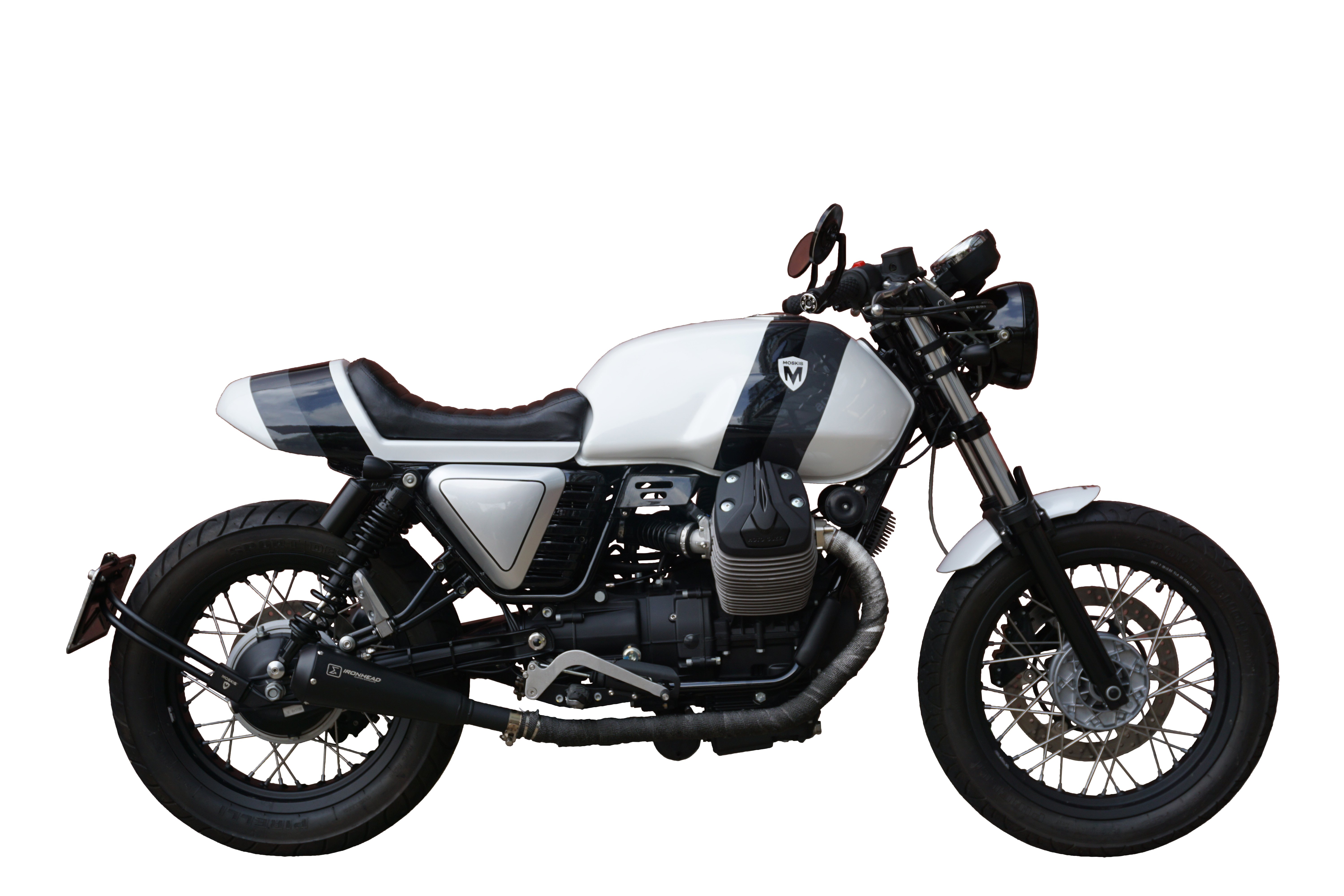 Tłumik lewy IXIL MOTO GUZZI V7 II typ OVC11SB