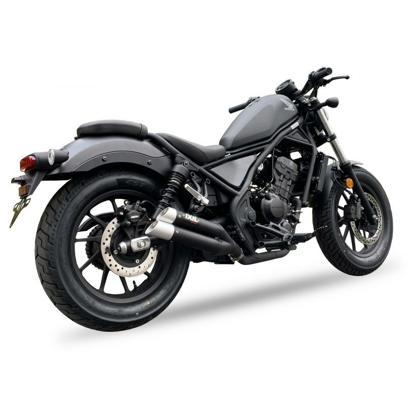 Tłumik IXIL HONDA REBEL CMX 500 (PC56) typ L3XB (waga: 3000g, długość: 370 mm., materiał: Inox AISI304, kolor: Anodized aluminum