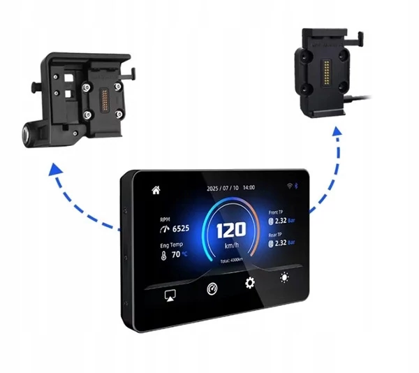 Ekran nawigacyjny NAVTICA Polaris Edge 6.2' Android Auto / Apple CarPlay do BMW