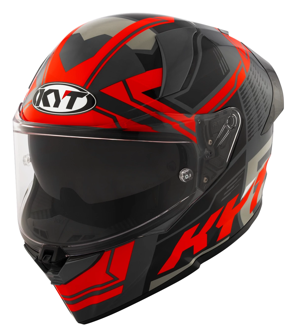 Kask motocyklowy KYT R2R OCTANE CZERWONY E06