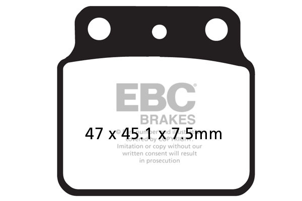 EBC Brakes Klocki hamulcowe EBC FA137TT (kpl. na 1 tarcze)